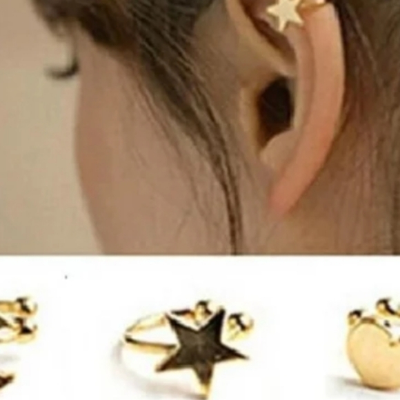 XHaleyxx Star Cuff Earring Gold - Picture 3 of 5